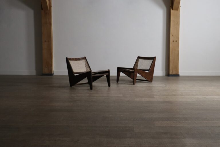Pierre Jeanneret Kangaroo Chairs PJ-SI-59, India, 1955
